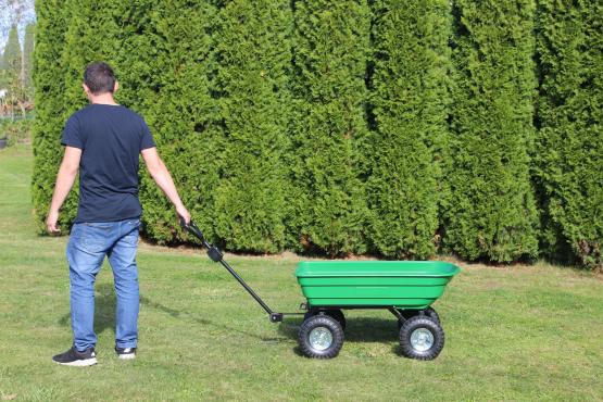 Wózek Ogrodowy Dwufunkcyjny Zielony