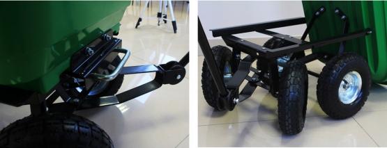 Wózek Ogrodowy Dwufunkcyjny Zielony