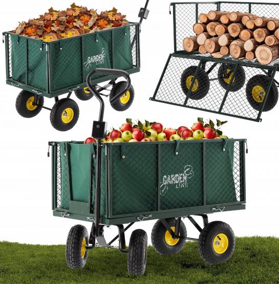 Wózek Ogrodowy Dwufunkcyjny XL Zielony Garden Line