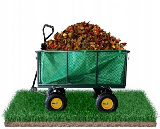 Wózek Ogrodowy Dwufunkcyjny XL Zielony Garden Line