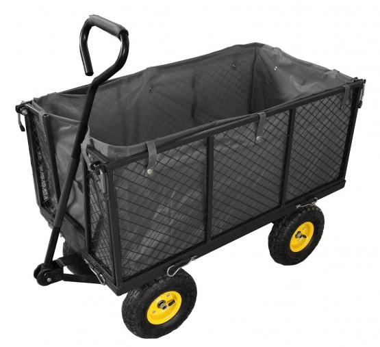 Wózek Ogrodowy Dwufunkcyjny XL Czarny Garden Line
