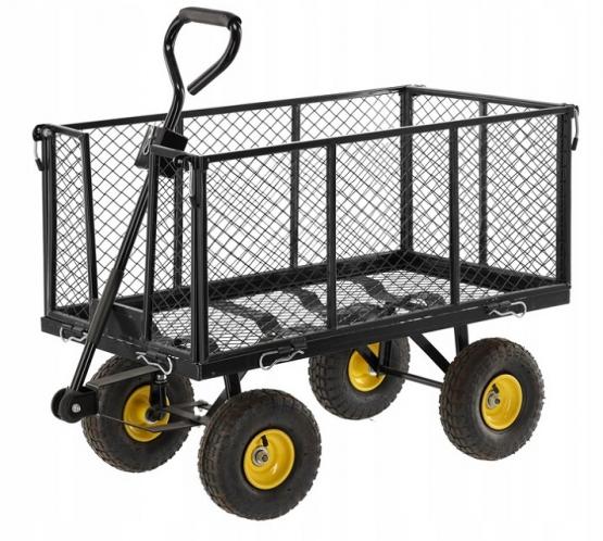 Wózek Ogrodowy Dwufunkcyjny XL Czarny Garden Line