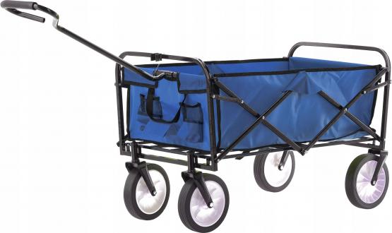 Wózek Ogrodowy Składany Niebieski 116x54x90 Garden Line