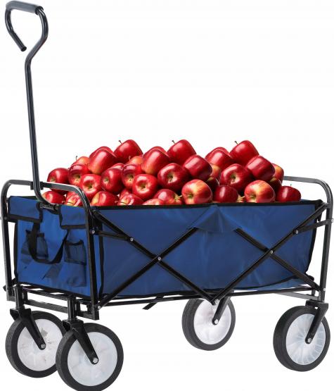 Wózek Ogrodowy Składany Niebieski 116x54x90 Garden Line