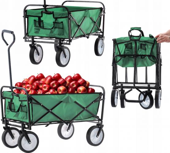 Wózek Ogrodowy Zielony Składany 116 x 54 x 90 cm Garden Line