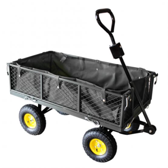 Wózek Ogrodowy Dwufunkcyjny Czarny Garden Line