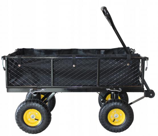 Wózek Ogrodowy Dwufunkcyjny Czarny Garden Line