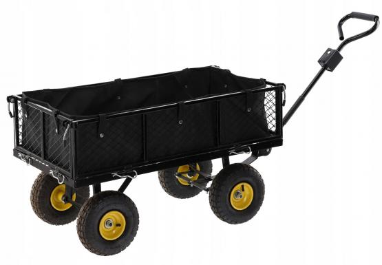 Wózek Ogrodowy Dwufunkcyjny Czarny Garden Line