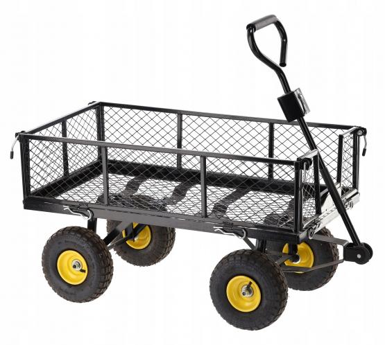 Wózek Ogrodowy Dwufunkcyjny Czarny Garden Line