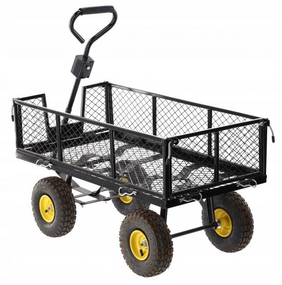 Wózek Ogrodowy Dwufunkcyjny Czarny Garden Line