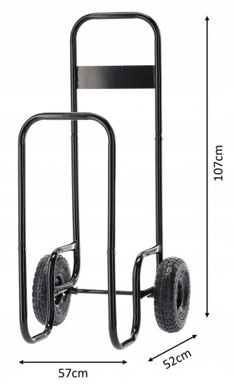 Wózek na Drewno Kominkowe Udźwig 60 kg