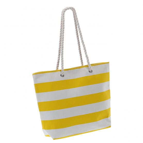 TORBA PLAŻOWA 48 x 36 CM PASKI MIX KOLORÓW