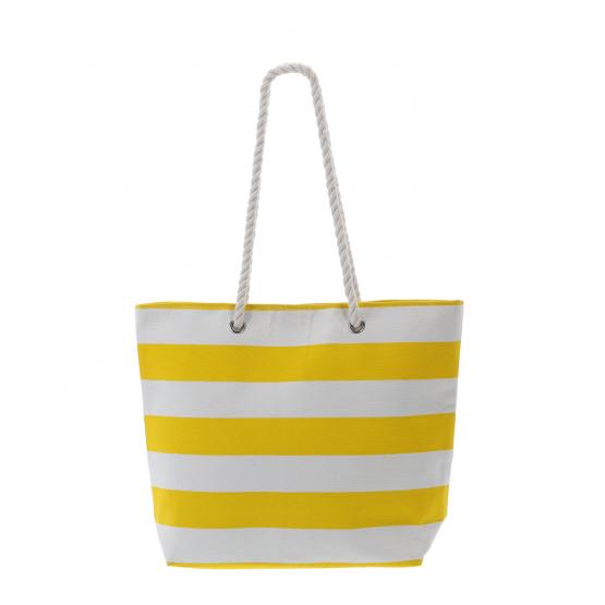 TORBA PLAŻOWA 48 x 36 CM PASKI MIX KOLORÓW
