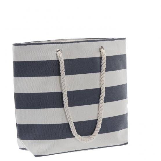 TORBA PLAŻOWA 48 x 36 CM PASKI MIX KOLORÓW