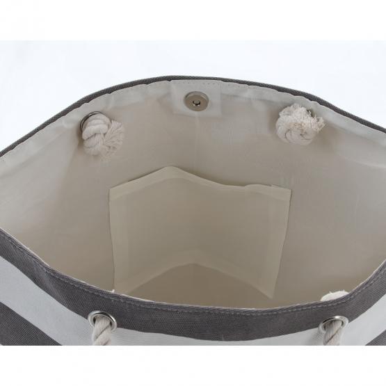 TORBA PLAŻOWA 48 x 36 CM PASKI MIX KOLORÓW