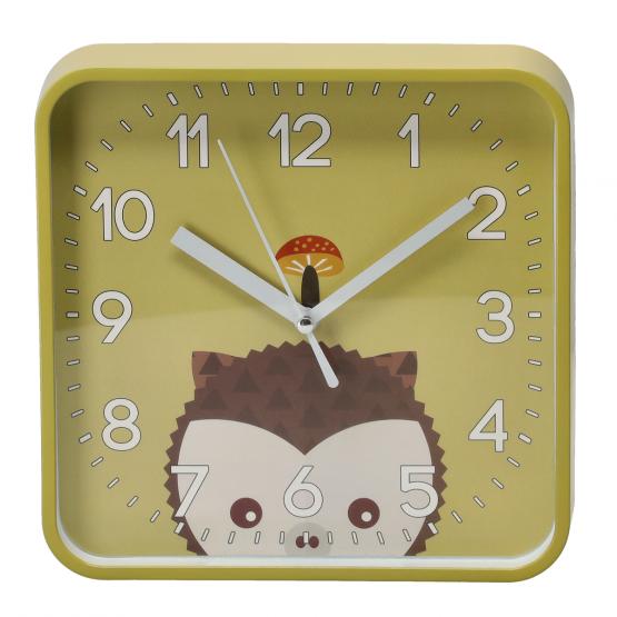 ZEGAR WISZĄCY DZIECIĘCY KWADRATOWY 20,2 x 20,2 x 3,5 CM