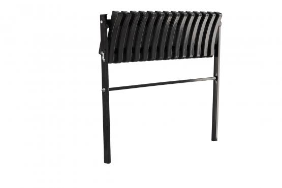 ŁAWKA SKŁADANA DŁ 86 CM CZARNA