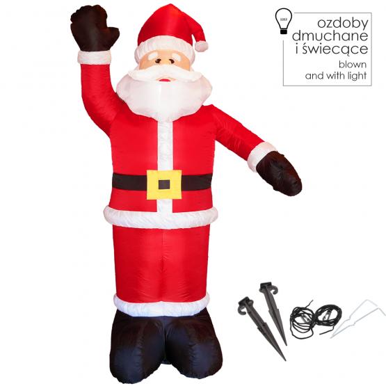 DMUCHANY MIKOŁAJ LED 360 CM