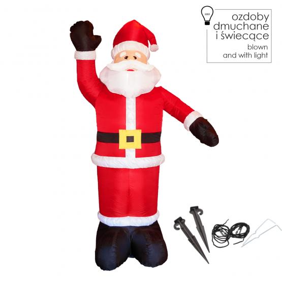 DMUCHANY MIKOŁAJ LED 270 CM