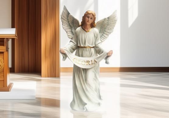 FIGURKA DO SZOPKI - ANIOŁ Z SZARFĄ 99 CM