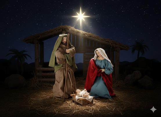 KPL. 3 FIGUR BOŻONAR. - ŚWIĘTA RODZINA DO 90 CM