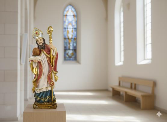 FIGURKA ŚW. AMBROŻY 21,5 CM 