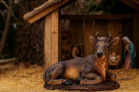 FIGURA KROWA 25 x 57 x 40 CM (106,68 CM)