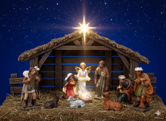 FIGURY DO SZOPKI BOŻONARODZENIOWE 11 ELEM. 5,5 CM 