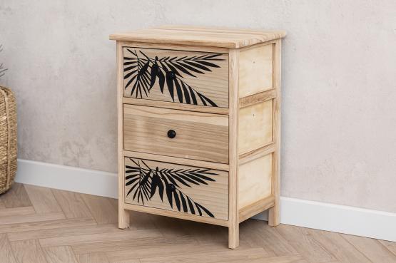 KOMODA Z 3 SZUFLADAMI ZOFIA 40 x 29 x 58 CM