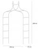 PERGOLA OGRODOWA 150*37*240 CM