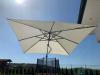 PARASOL OGRODOWY Z POKROWCEM MINI ROMA 2.5x2.5 M BEŻOWY