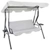 HUŚTAWKA OGRODOWA 170 x 110 x 153 cm SZARA