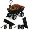 Wózek Ogrodowy Dwufunkcyjny Czarny