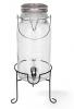 SŁÓJ Z KRANIKIEM 4 L Z POKRYWĄ SZKLANĄ NA PODSTAWCE 