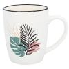 KUBEK PORCELANOWY LIŚCIE 365ML MIX WZORÓW