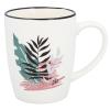KUBEK PORCELANOWY LIŚCIE 365ML MIX WZORÓW