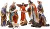 ZESTAW FIGUR BOŻONARODZENIOWYCH - POLYRESIN - 11 ELEMENTÓW