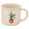 LIL7987 KUBEK PORCELANOWY 355 ML ROŚLINA W DONICZCE MIX WZORÓW