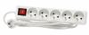 PRZEDŁUŻACZ LISTWA ZASILAJĄCA Z WYŁĄCZNIKIEM 5 GNIAZD 1,5 M BIAŁY