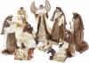 ZESTAW FIGUR BOŻONARODZENIOWYCH - 10 EL. DO 33 CM