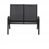 Zestaw Mebli Ogrodowych ze Stolikiem Garden Line Czarny