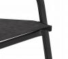 Komplet 2 Krzeseł Ogrodowych Garden Line Czarne
