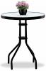 Stolik Ogrodowy Okrągły Garden Line Czarny