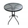 Stolik Ogrodowy Okrągły Garden Line Czarny