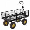 Wózek Ogrodowy Dwufunkcyjny Czarny Garden Line
