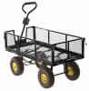 Wózek Ogrodowy Dwufunkcyjny Czarny Garden Line