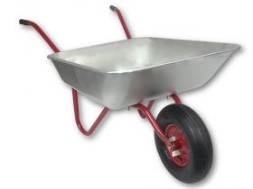 Posiada bieżnikowane koło oraz ergonomiczne raczki z wypustkami, sprawia to że praca staje się przede wszystkim bezpieczna. 