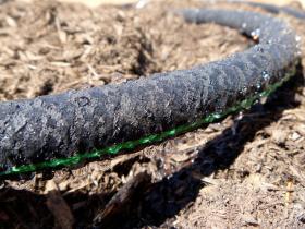 Krople wody są dostarczane bezpośrednio do korzeni, przez co rośliny wyglądają zdrowo i dają dużo większe plony.