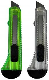 Solidne noże tapicerskie o wszechstronnym zastosowaniu bez trudu przetną papier, karton, płytę gipsową itp.