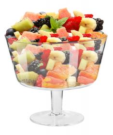 Gładka salaterka z wytrzymałego szkła marki Krosno. Sprawdzi się w domu i profesjonalnej gastronomii.